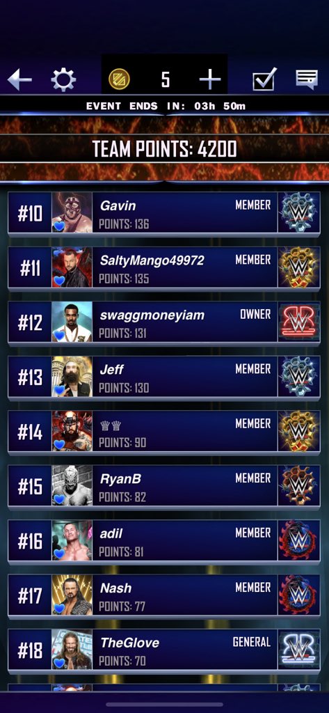 Jonatha99589670's tweet photo. Go job to the team hard grinder on the rr @RealMGxZombie1 @TheHitman_SC @carlos1_m_ @BBertrand1985 @KingTito713 #WWESuperCard https://t.co/oh408QUpXc