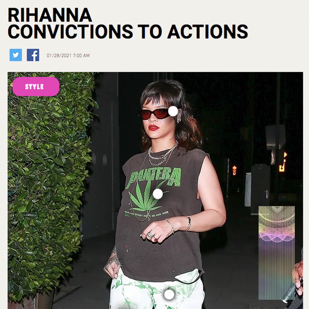 FRUITIONLV's tweet photo. RIHANNA CONVICTIONS TO ACTIONS

Link in bio to shop and read more Good News 📰🔗 https://t.co/qveqWz5yUl