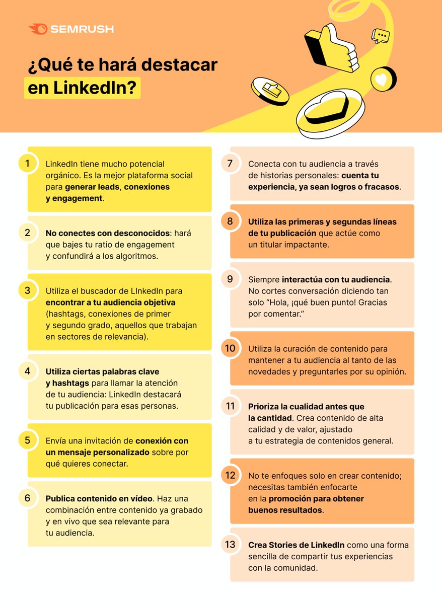 semrush_es's tweet photo. LinkedIn está que arde últimamente 🔥 Muchos expertos afirman que es una de las #redessociales más eficaces en términos de rendimiento orgánico en este momento.

¿Qué se necesita para destacar con una buena estrategia? 👉 https://t.co/mkgmlkiKuP https://t.co/YdQOeHOWJ6