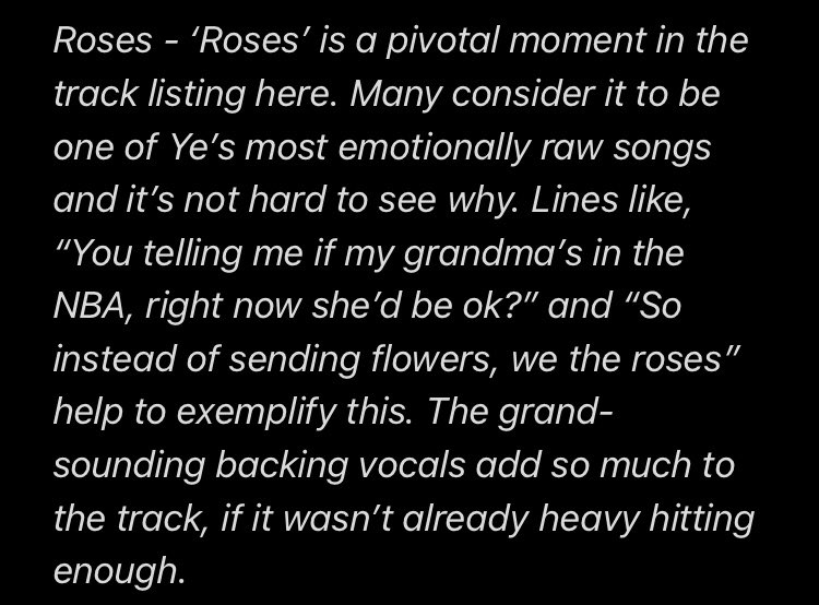Roses: