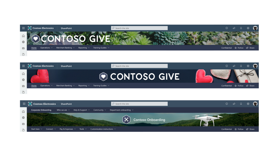 mkashman's tweet photo. "Designing #SharePoint sites with beautiful headers" - nice 'what' and 'how to' article from @catpaint1: https://t.co/u6iEq46NEz #logo #title #background #size 

@ContosoInc approves this tweet! :) https://t.co/FuJiJcIEg7