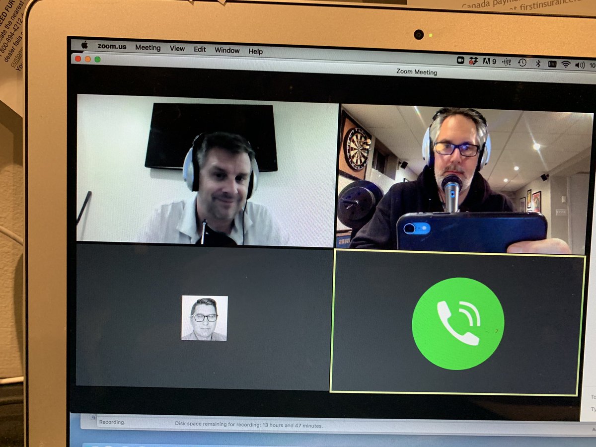 You can’t tell but we’ve got David Dyck and Jeff McCann from <a href="/TheApolloMag/">APOLLO Exchange</a> recording with us right now