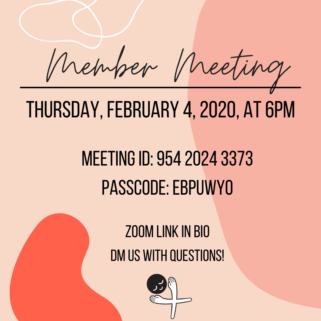 ebp_uw's tweet image. Our first meeting of 2021 is this Thursday at 6pm! Come join! 💕
