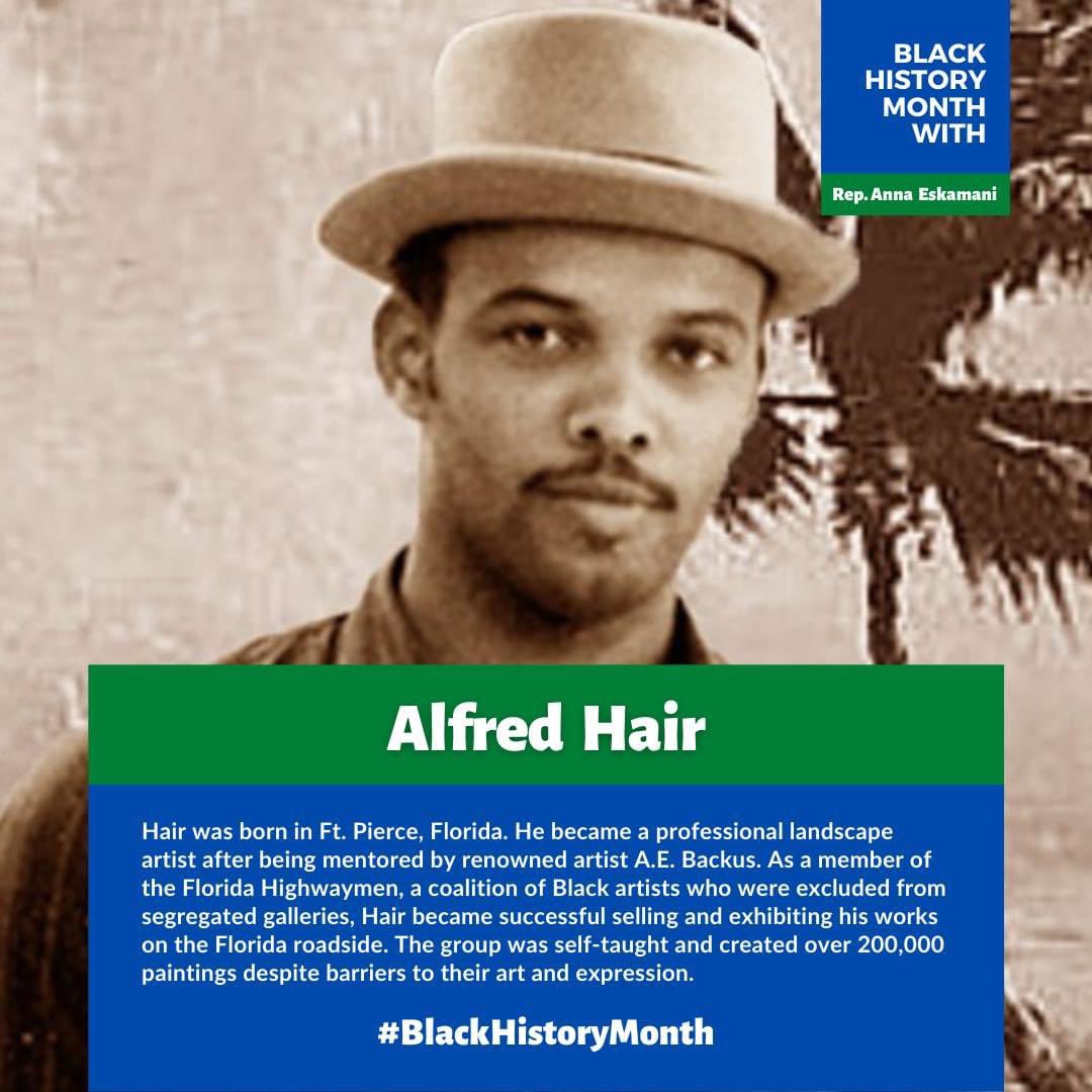February is  #BlackHistoryMonth  ￼! Meet Alfred Hair!