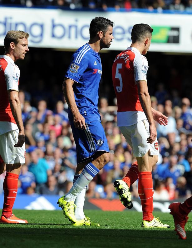 15. Costa didn’t get sent off for fighting half our team but Gabriel got sent off for the slightest of kicks on Costa.. Went on to lose this 2-0, the last time we got 2 red carts in 1 game