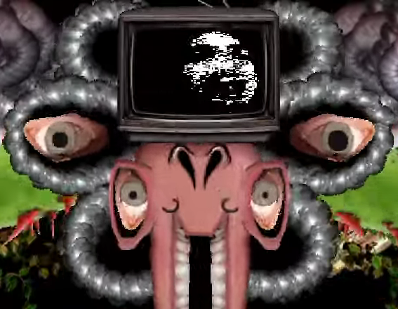 Idk if anyone has noticed this before but if you flip this frame of Photoshop  Flowey's tv face (the same frame that used to be Toby's Twitter pfp) and  invert the colors