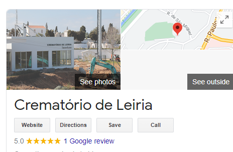 jdfgoncalves's tweet photo. Como é que alguém dá review a um crematório? Quais são os critérios de avaliação? https://t.co/QHQMaUNubd