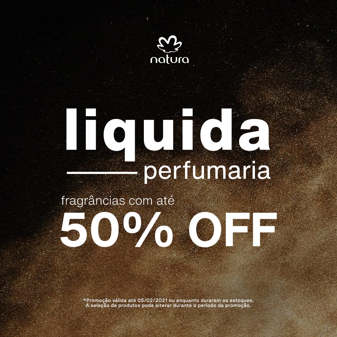 RafaTopStore1's tweet image. LIQUIDA PERFUMARIA NATURA - 50%OFF
Promoção válida até  05/02/2021 ou enquanto durar os estoques. 
Venha aproveitar as promoções do meu espaço Natura Digital, não vai perder né? 

Clica no link abaixo 👇🏼  faz o teu pedido.
natura.com.br/consultoria/ra…