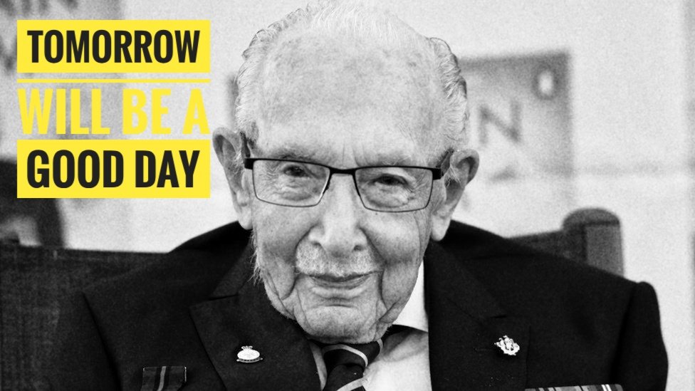 We have much to learn from Sir Tom. At this time of darkness let us recognise that a positive mental attitude is the best defence we all possess. We can choose the to focus on the positive or we can focus on the negative. Tomorrow WILL be a good day. RIP Sir Tom ❤️