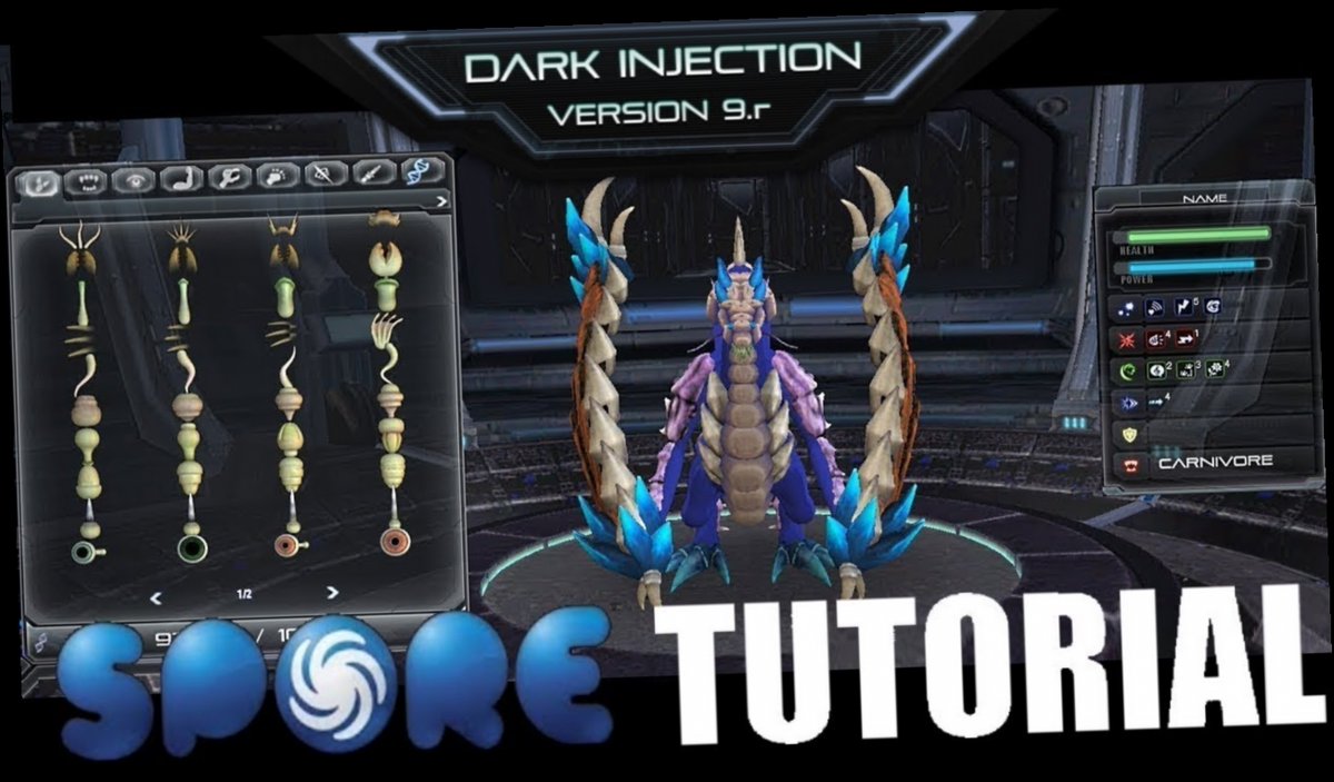 spore dark injection in game