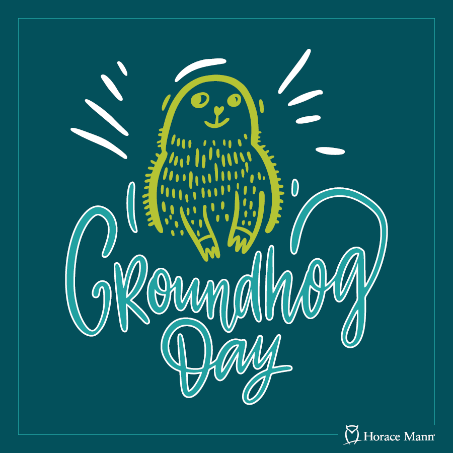 Happy Groundhog Day! Here’s hoping ol’ Phil doesn’t spot his shadow!