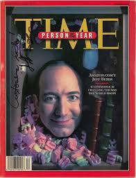 darrenrovell's tweet photo. When Jeff Bezos was named TIME "Man Of The Year" in 1999, https://t.co/9mNpA3zvWh did $1.64 billion in sales.

In the quarter where Bezos announces he is transitioning away, Amazon does $1.4 billion EVERY 30 HOURS. https://t.co/zX47MWvkEn