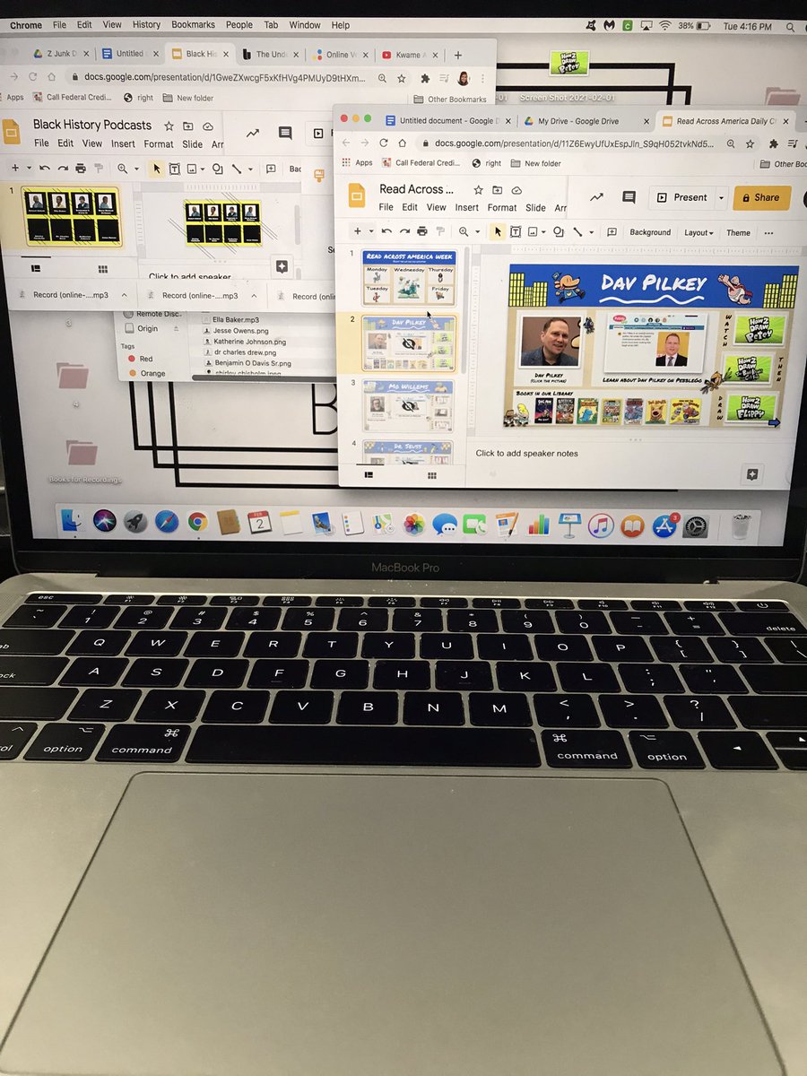 My mind has been like a ping pong ball today bouncing between creating content for Read Across America week and a fun podcast meets jam board collaboration Black History Month lesson. #ACESSurfsUp  #LibraryWaves #ElementaryLibrary #SnowDay