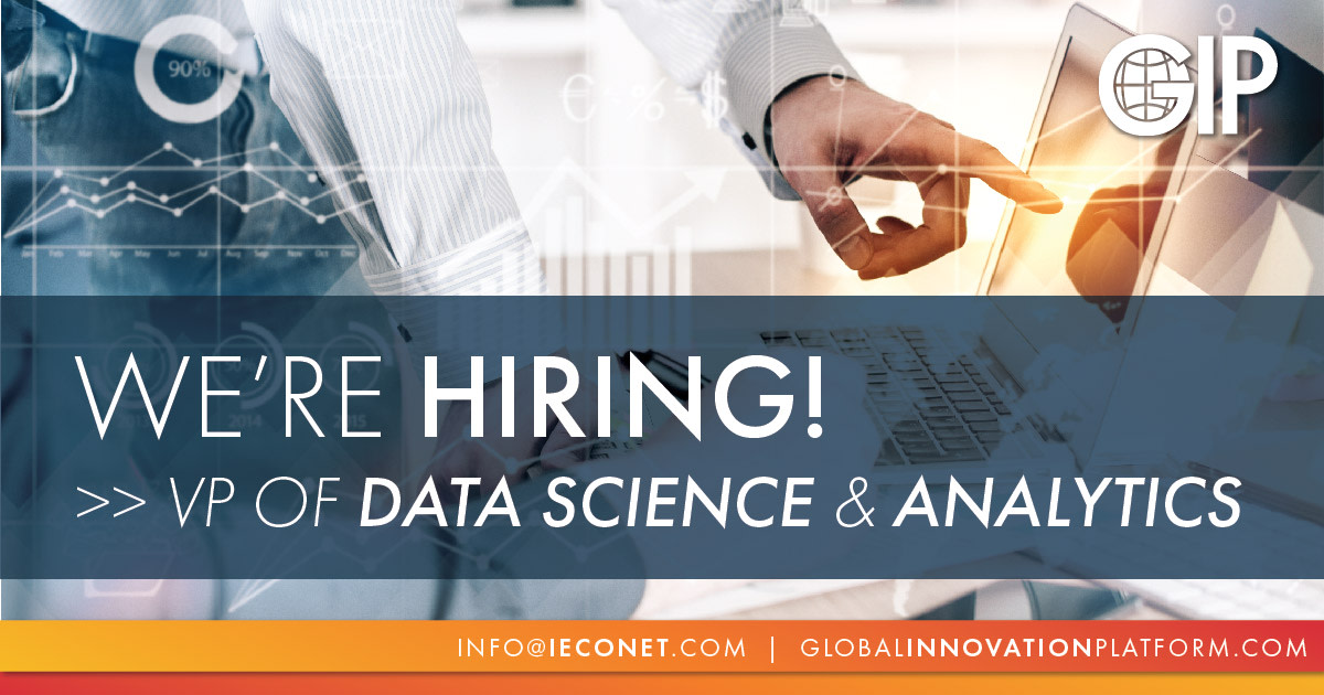 We're searching for a VP of Data Science &amp; Analytics to join our team!

Interested? Learn more >> globalinnovationplatform.com/careers

#hiring #IPSmartBuzz #datascience #analytics