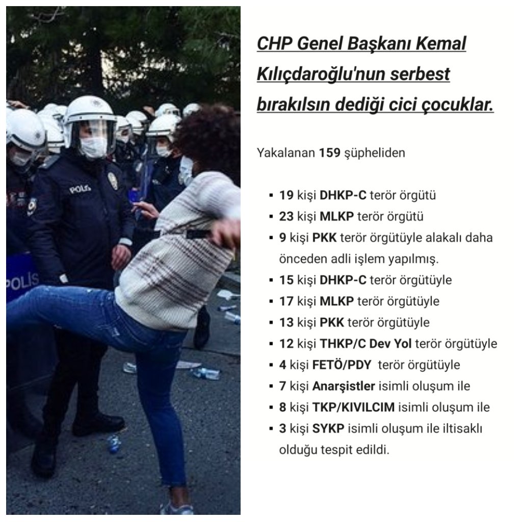 İşte CHP Genel Başkanının 'serbest bırakılsın' dediği kişiler.
#DevletiminYanındayım