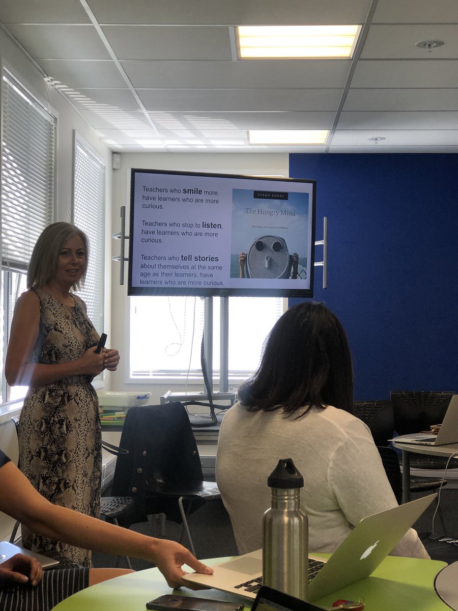 Listening to the fab @BeccaSweeney about Spirals of Inquiry. This slide is magic!