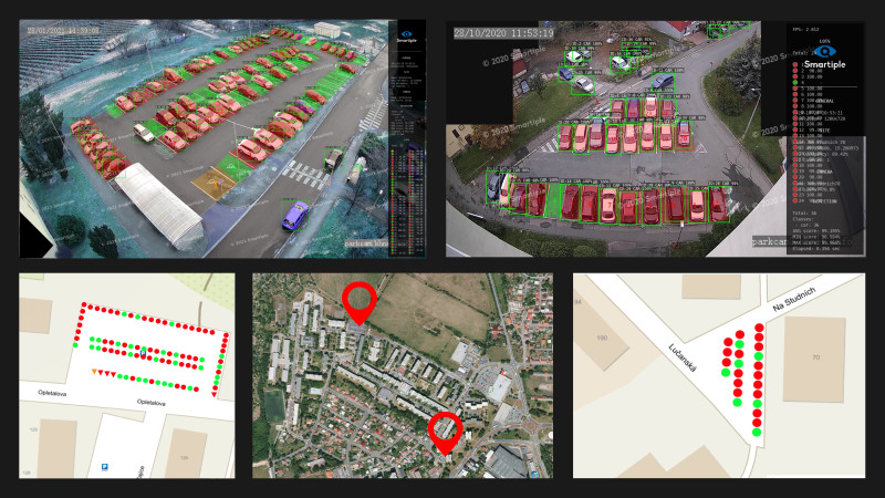 As part of a joint project of Smartiple s.r.o. and the association KHnet.info, z. s., the installation of another two more cameras was completed in the city of Kutná Hora. This project aims to provide citizens of Kutná Hora with information about free parking spaces.