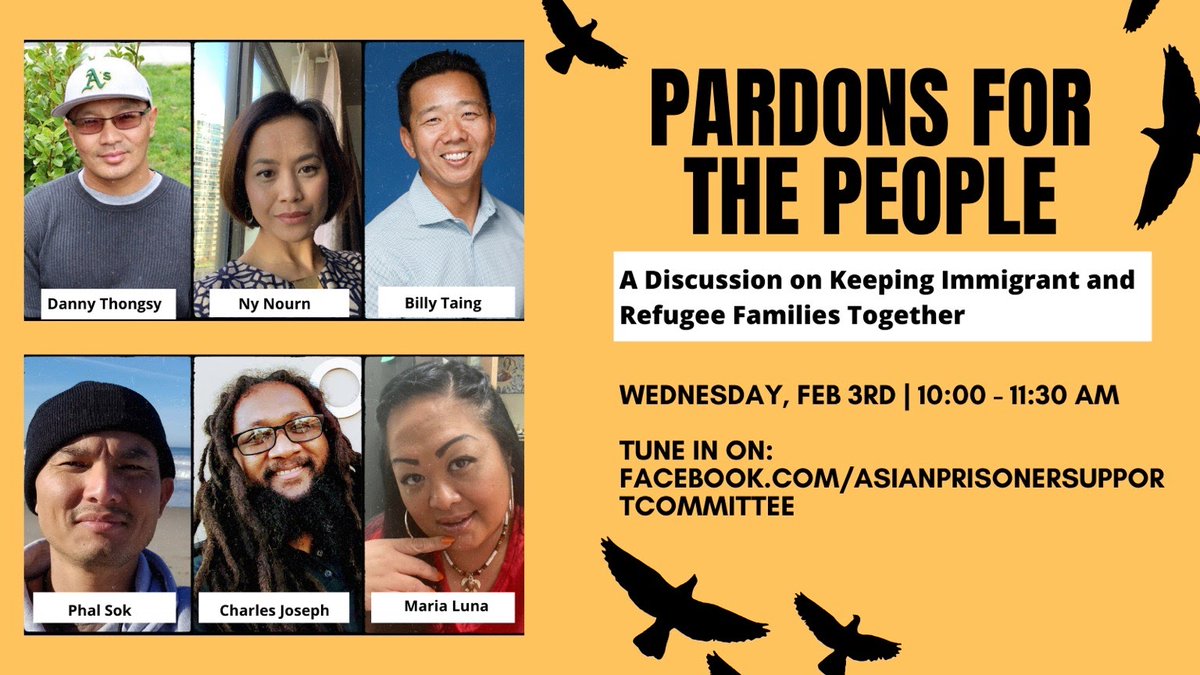 Omg so many beloved community leaders sharing together on this #Pardons4thePeople panel 😍

Hear about the challenges and successes formerly incarcerated refugees and immigrants face with re-entry & learn how to support people at risk for deportation!