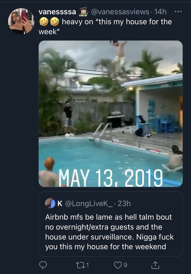 MamaLlamaTX's tweet photo. These are the “trusted guests” that @Airbnb brings into our residential neighborhoods. #AirbnbSucks https://t.co/e8OkBBQo3N