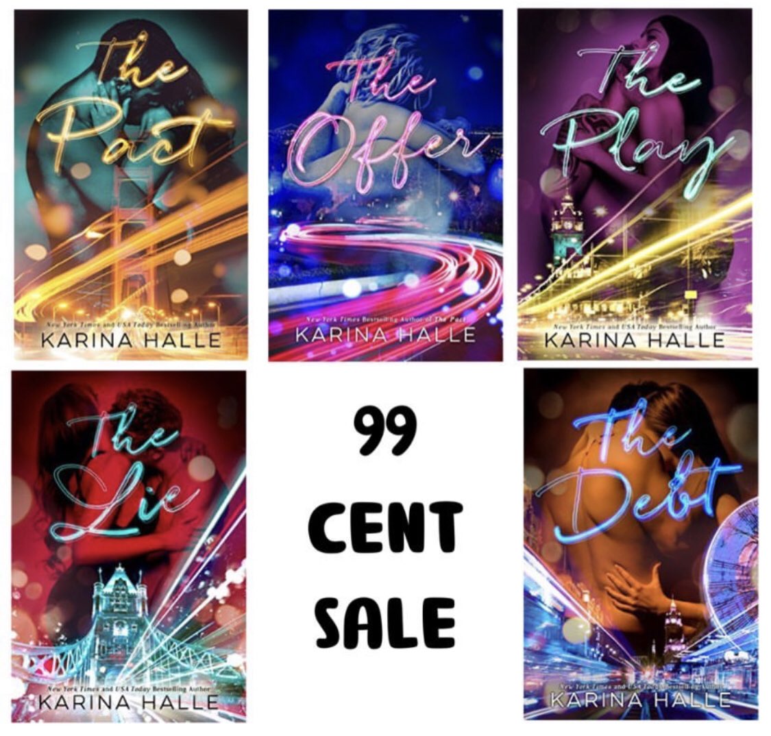 All 5 of my Scottish McGregors books are just $0.99 on Amazon (also in KU!). Angsty sexy Scots!

The Pact ▶ amzn.to/3pJ5Iai

The Offer ▶ amzn.to/36A5St5

The Play ▶ amzn.to/39ELg4C

The Lie ▶ amzn.to/36AzTJe

The Debt ▶ amzn.to/3teCLFc