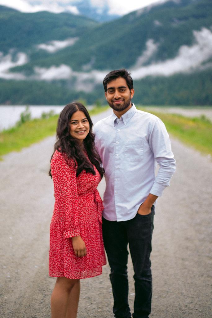 Postpone? "It was a thought in our minds, but at the end of the day, we just really just wanted to be married together and start our lives." - Mark Vaz