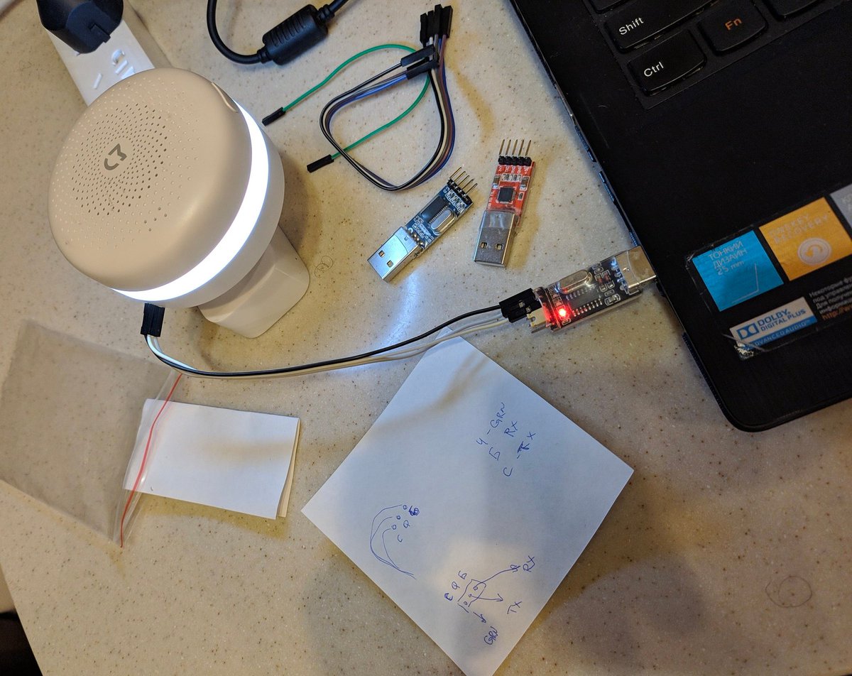 tudimoncom's tweet photo. Получение root доступа на еврошлюзе Xiaomi DGNWG05LM
#gateway #zigbee2wifi #uart #шлюз #putty #rxtx #SSH #ch340 #usb2com #mi #serial #zesp https://t.co/ZArW79gldh