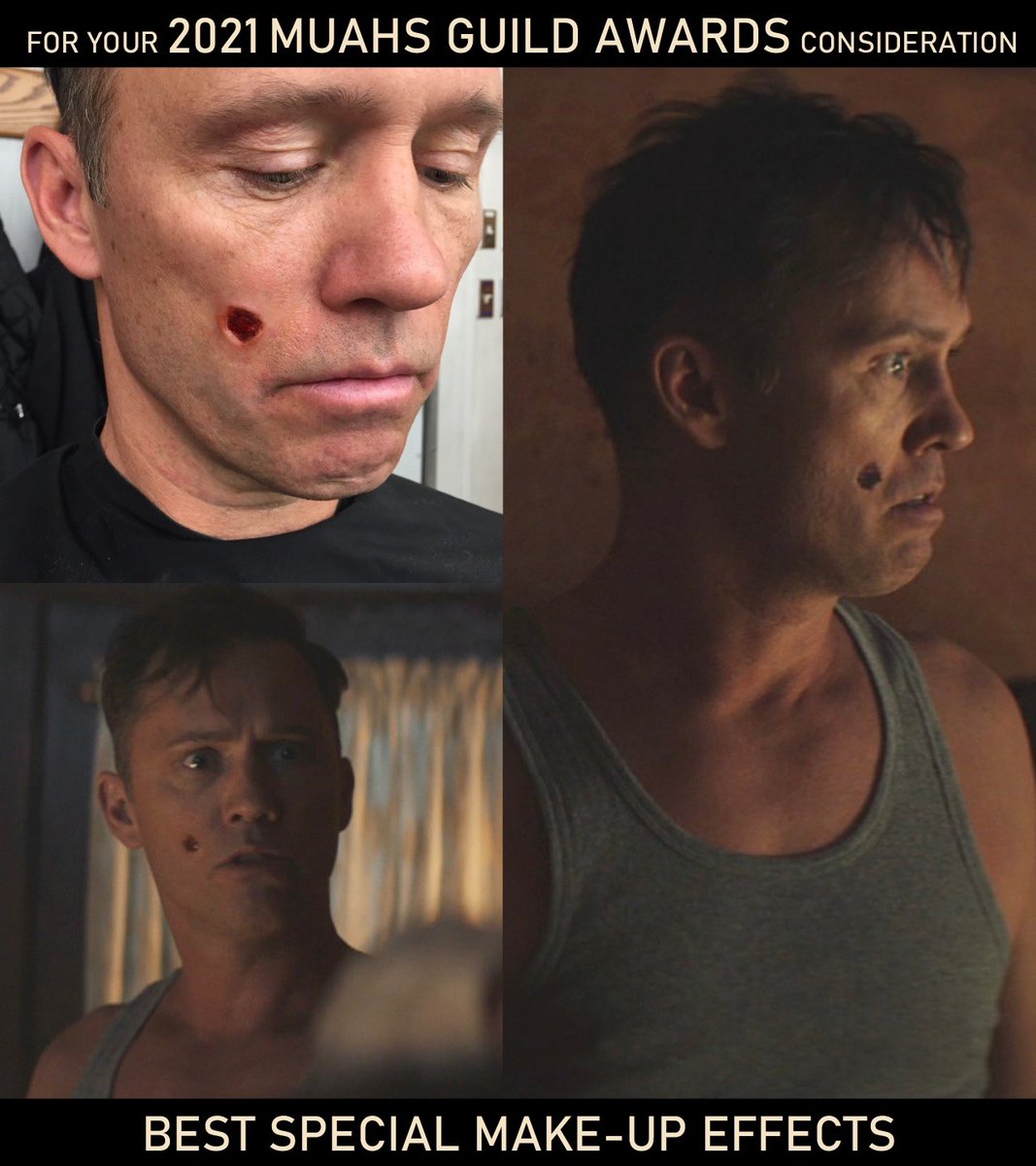 yvonnecoxfx's tweet photo. Please consider @LetHimGoMovie @FocusFeatures for the @Local_706 2021 MUAHS Guild Awards for Best Special Make-Up Effects in the Feature Length Motion Picture category. 
#Local_706 #ForYourConsideration
SPFX Makeup Designer Dave Trainor SPFX Makeup Artist Yvonne Cox
#MUAHSawards https://t.co/jcxYIuzrd4