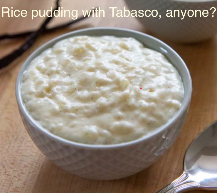 WoodcoteHouse's tweet photo. It is well know @WoodcoteHouse that Mr O Paterson does not like rice pudding so it was no surprise that he was nominated to eat some in the first ‘Challenge the Teacher’ vote. OP successfully completed the challenge and next up is Mr Ramage! #challengetheteacher https://t.co/4xxjyAYMv5