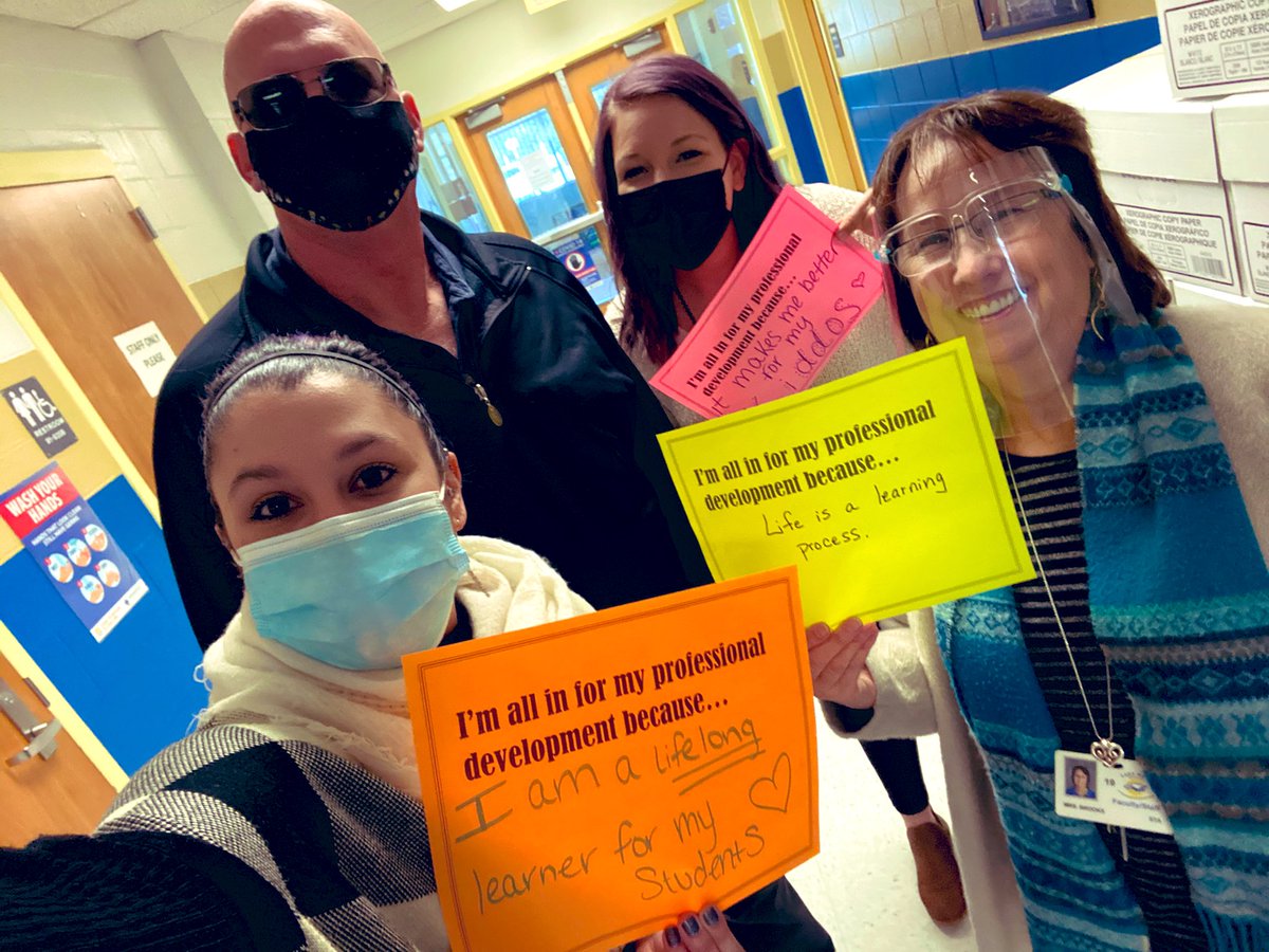 TheWulffs's tweet photo. @TiffanyHoyos1 @MCPS_SCA_Tweets Lake Weir Middle School’s Teacher of the year, Mr. Tenney, is all in for his professional development too! https://t.co/Ybfim8lw9g