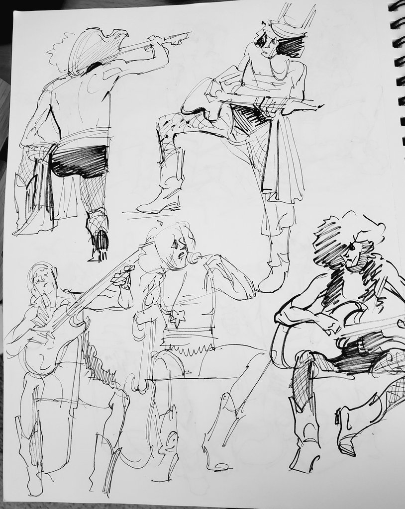 Some gestures from a virtual costume class! 