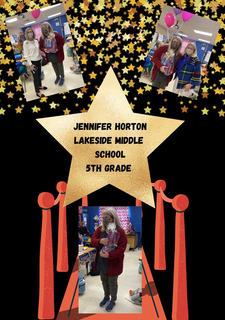 Recognizing ROCKSTARS! Mrs. Horton has been focused on project based learning in her classroom! Dawson dropped off a swag bag to thank her for her dedication to education. ⭐️