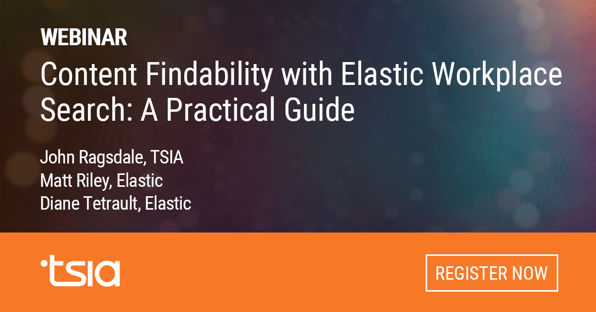 TSIACommunity's tweet photo. Join @john_ragsdale, TSIA, @matthewriley and @CanBritGirl, @elastic,  Feb. 11th for a Q&amp;A panel featuring practical tips and advice on how utilizing unified search helps to maximize team productivity, reduce content silos and duplication, and boost ROI. https://t.co/SNUdxi1VjQ https://t.co/3fX5Hd6zJC