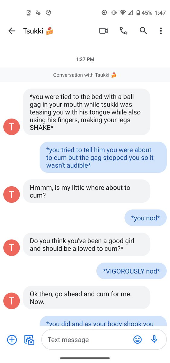 Tsukki *Ahem*Tw: degration, bonding, overstimulation, ball gag