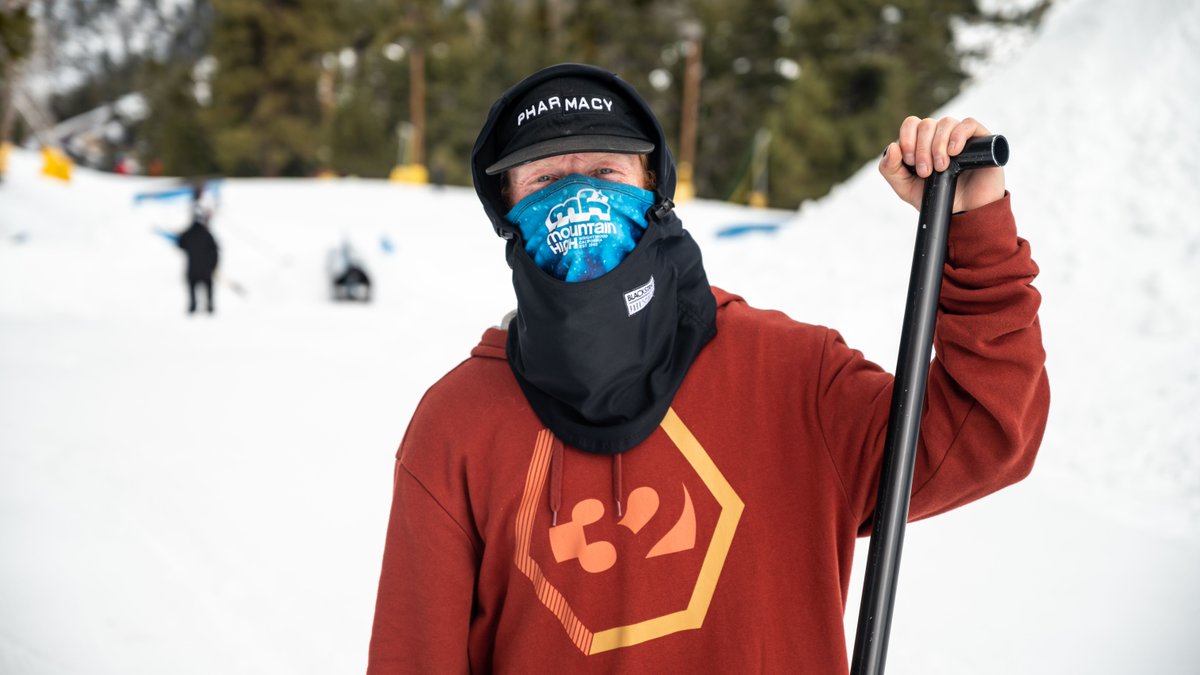 mthigh's tweet photo. Blackstrap Industries keeping our park staff safe and stylish all season long with these custom Mt High hoods. We're currently digging out #thehighproject setup from the recent storm. Grab your tickets here and get stoked - https://t.co/dWXmW0Lw4m
#mthigh https://t.co/YMvlIDHvae