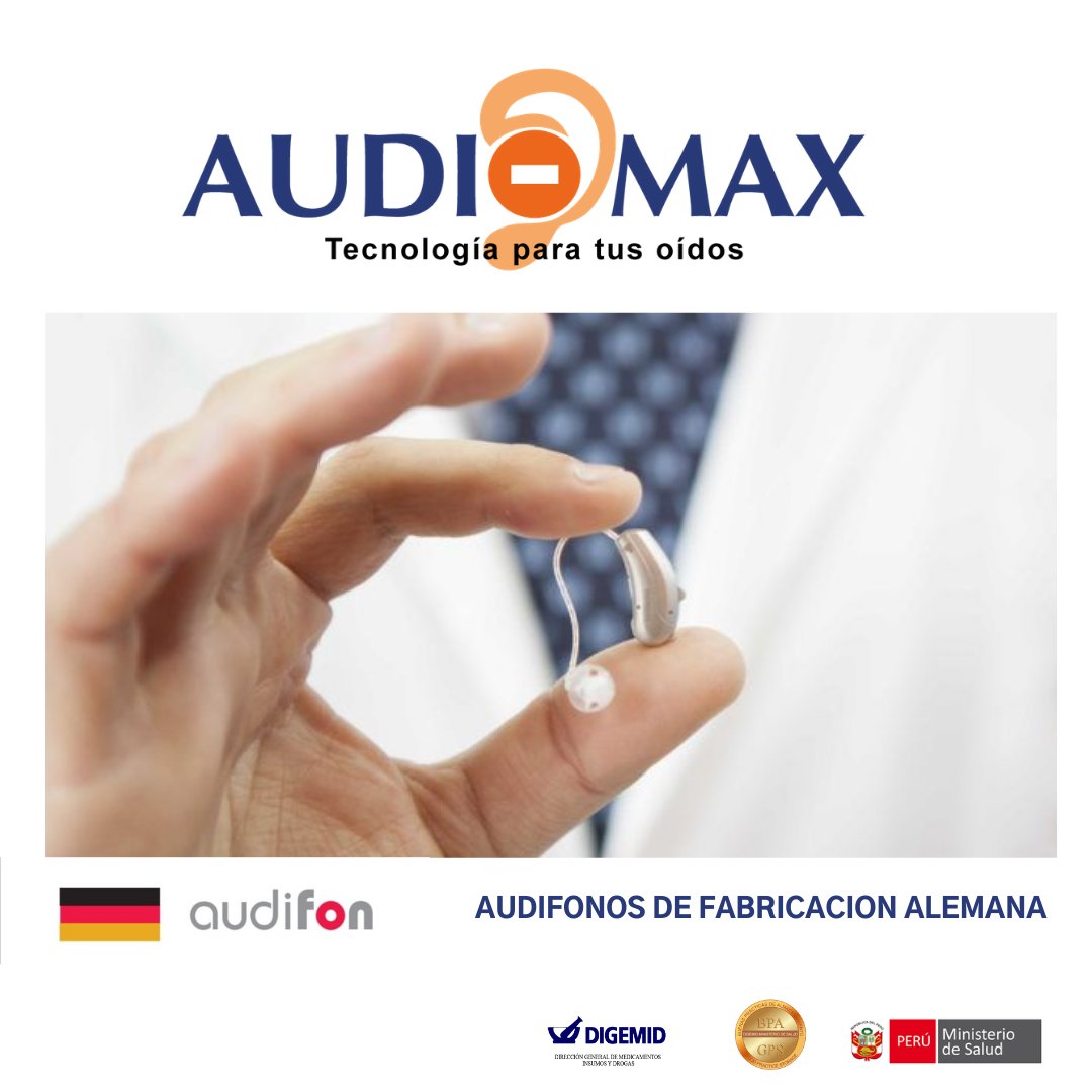 Audiomax - Audífonos Medicados para Sordos en Perú