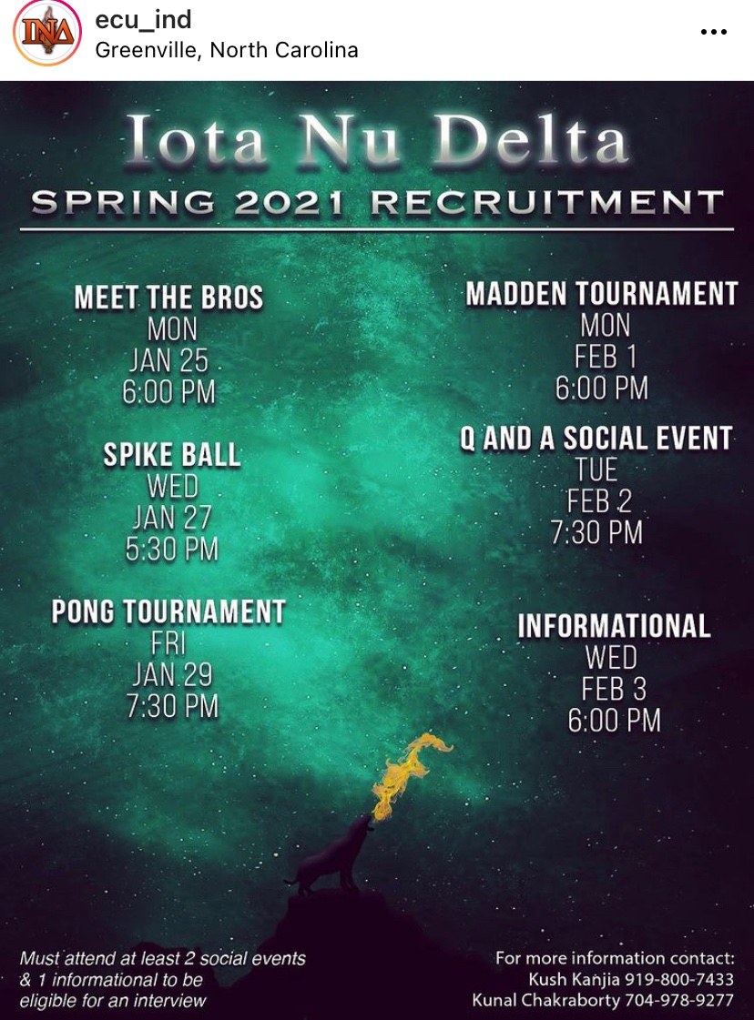 Learn more about Iota Nu Delta Fraternity!  #ECU #FRATERNITY #GreekLife #ECUMGC <a href="/IotaNuDelta94/">Iota Nu Delta</a>