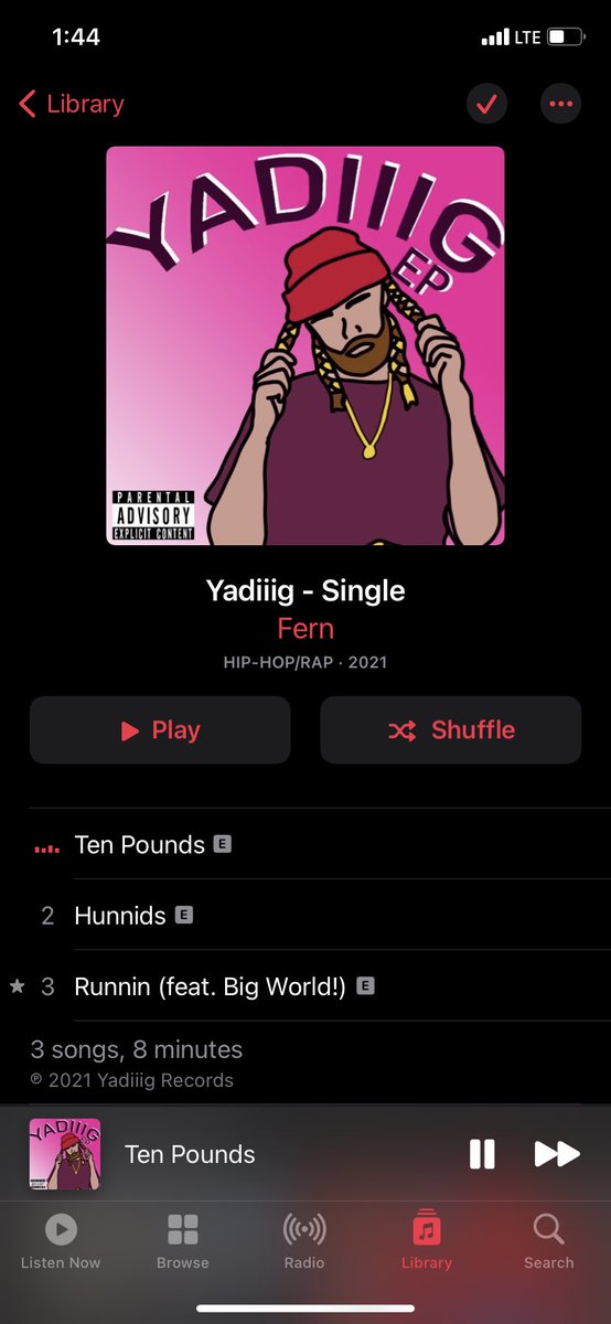 LBFern's tweet photo. YADIIIG EP out now 🤞🏼 
What’s your favorite track?? 

https://t.co/DkSZcE2KSn https://t.co/sMkfeJAEOi
