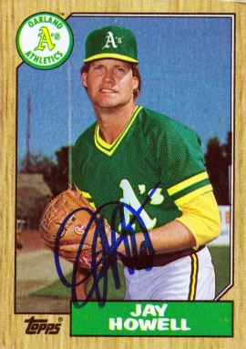 sasesportssigs's tweet photo. Success with Oakland A's and Los Angeles Dodgers reliever Jay Howell who was a 3x All-Star and won a World Series with the Dodgers in 1988. He pitched 15 seasons in the Majors and finished his career with a 3.34 ERA and 155 saves. #JayHowell #Athletics #Dodgers https://t.co/hTcR2EnyU9