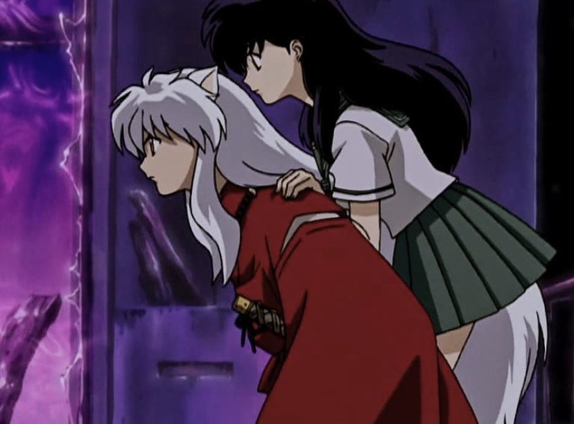 inuyasha carrying kagome: a thread 