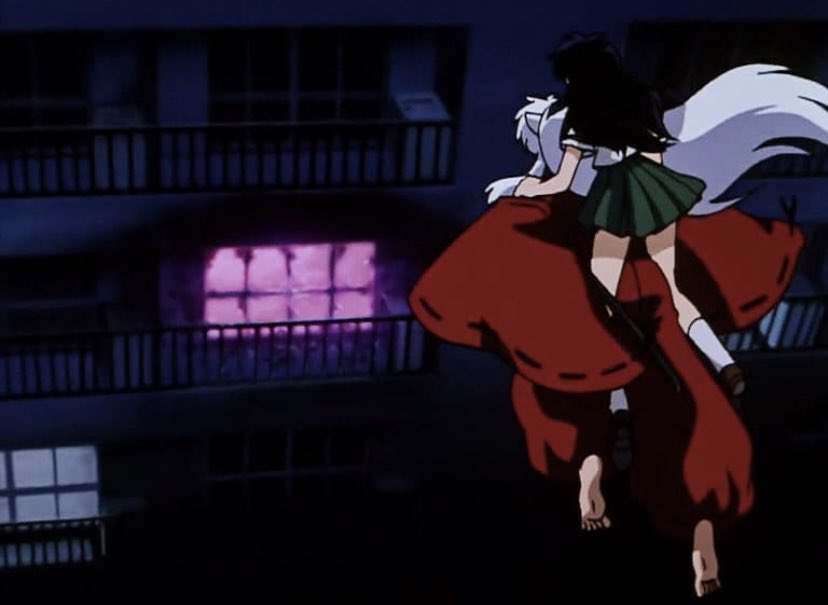 inuyasha carrying kagome: a thread 