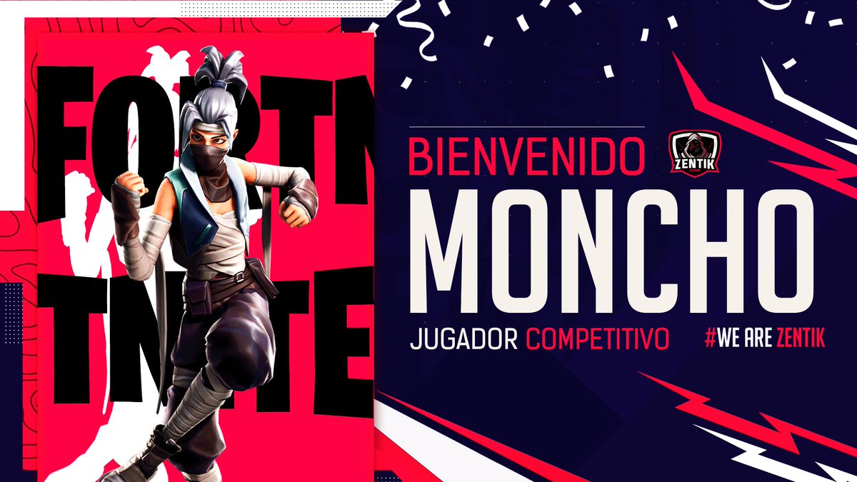 zentikclan's tweet photo. #Fortnite 🇲🇽
Así damos la bienvenida a "MONCHO" jugador competitivo que estará representando al equipo en Torneos y eventos especiales.

#WeAreZentik https://t.co/0A3G0XziLc