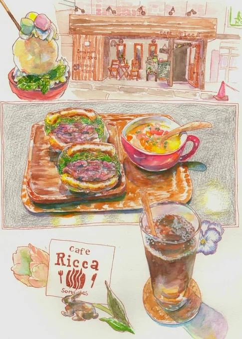 #これが私の作品だkoremii#絵描きさんと繫がりたい 主にアナログで描いてます食べ物と子供を描くのが好きです 