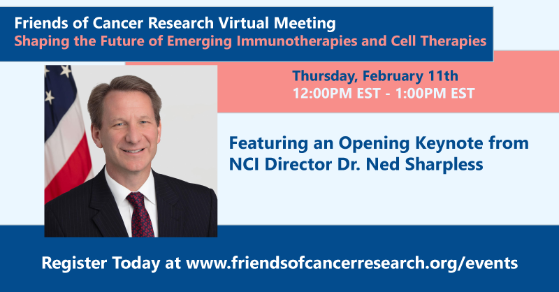 CancerResrch's tweet photo. @NCIDirector will be a keynote at our upcoming event "Shaping the Future of Emerging Immunotherapies and Cell Therapies." This is an event you won't want to miss, so be sure to register today. #WhatFriendsDoes #ProgressForPatients https://t.co/or7cloxUZ0 https://t.co/uMKsYVyupY