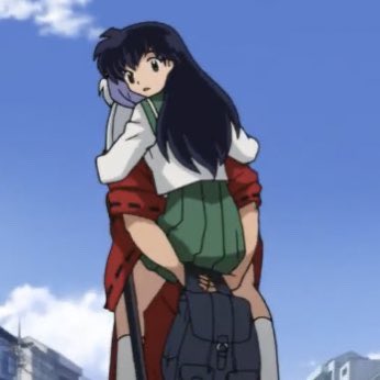 inuyasha carrying kagome: a thread 
