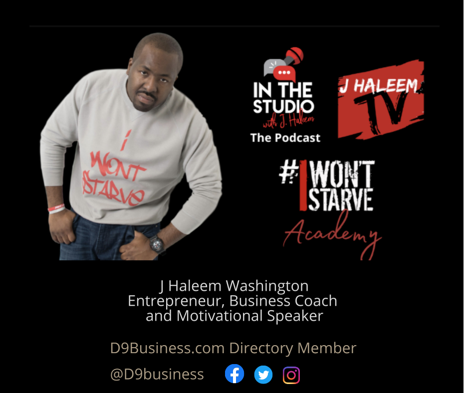 D9Business's tweet photo. https://t.co/MYNIVDCAQK Welcomes J Haleem Washington and his brands to the D9 Business Directory.  Add your business profile today at https://t.co/e4zV10hCBE https://t.co/k4W1RZly0e