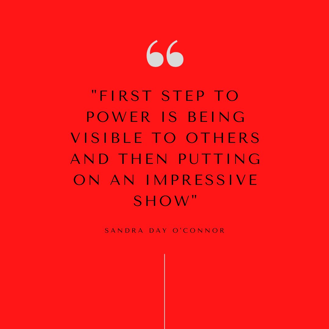 Be brave, be bold and as Sandra Day O’Connor says - be visible! Then show everyone what you are made of! #familybusiness #familyoffice #diversity #genderequity #bebold #bebrave #bevisible