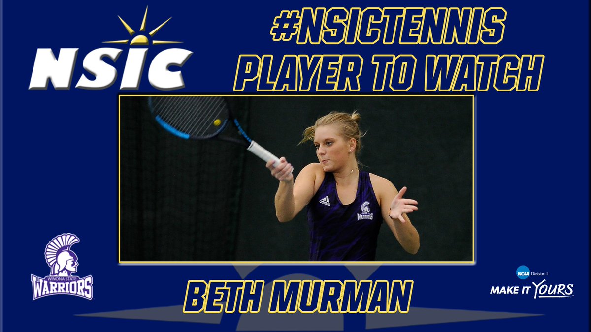 𝐖𝐚𝐫𝐫𝐢𝐨𝐫 𝐓𝐞𝐧𝐧𝐢𝐬 | NSIC Preseason Poll

𝐖𝐢𝐧𝐨𝐧𝐚 𝐒𝐭𝐚𝐭𝐞 women's tennis tabbed for 3rd in 2021 in coaches' poll.  𝐁𝐞𝐭𝐡 𝐌𝐮𝐫𝐦𝐚𝐧 selected as the 𝐖𝐚𝐫𝐫𝐢𝐨𝐫 to watch on a roster of returning talent. 

𝐃𝐞𝐭𝐚𝐢𝐥𝐬: tinyurl.com/1n6op641