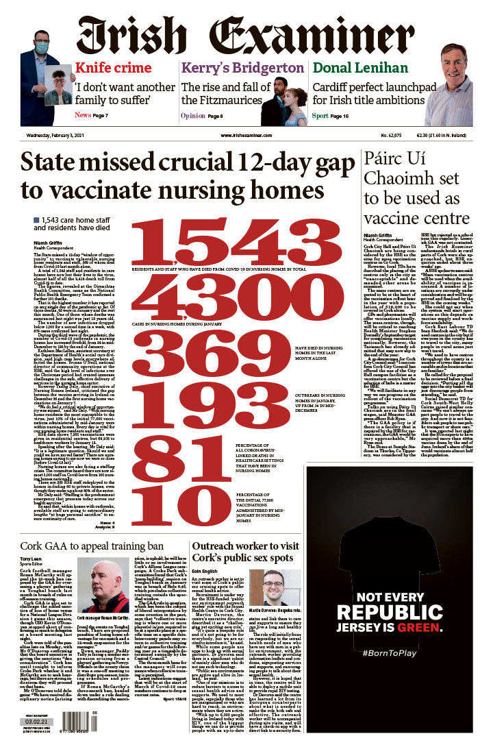 irishexaminer's tweet photo. The front page of today's Irish Examiner.
Print subscriptions (free delivery): https://t.co/NKXOECR0U9
ePaper: https://t.co/UPXgsBrDYi https://t.co/AsOVK1A0P8