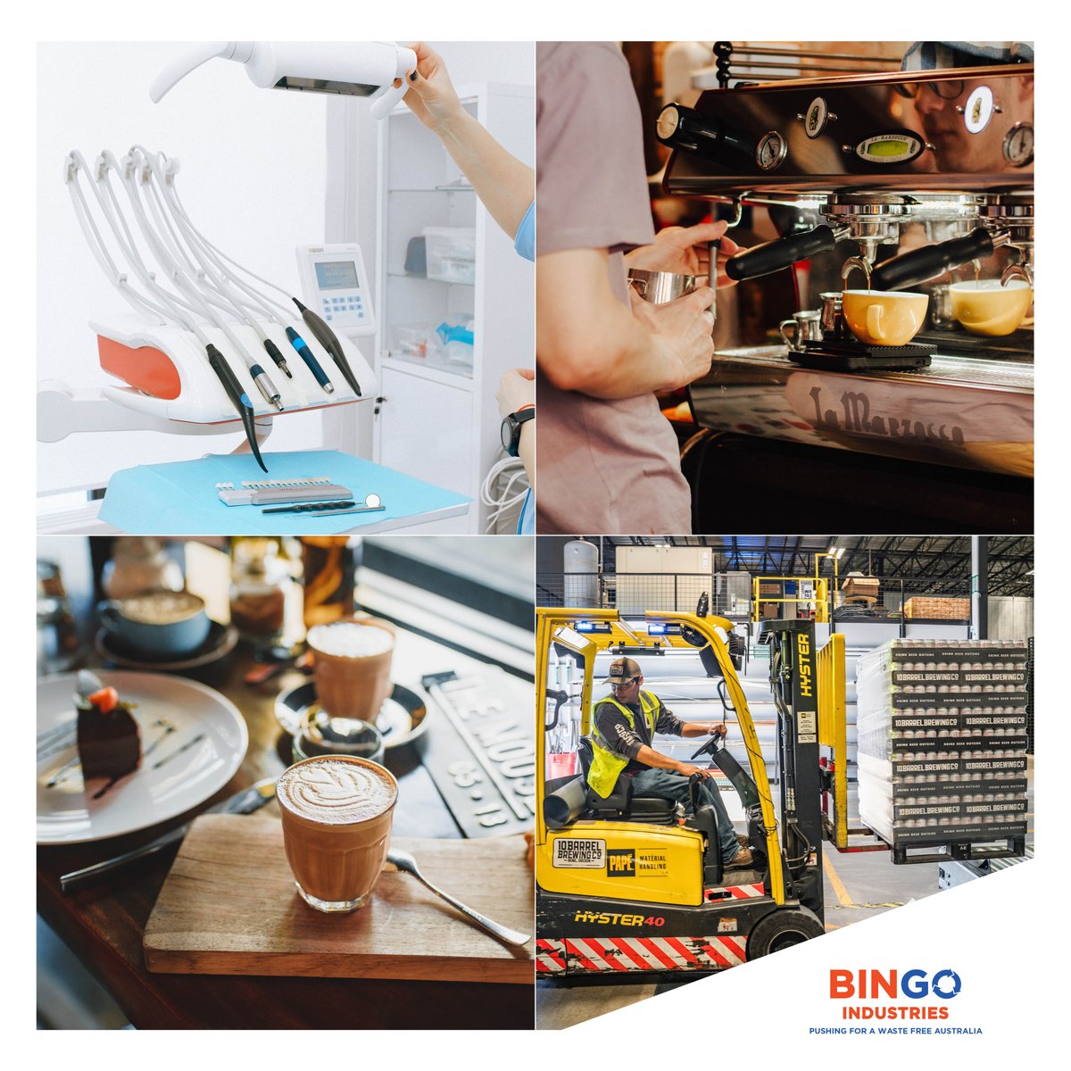 BINGO's Commercial Waste Management includes a variety of services:
Delivery and pick up of your bins, Collection &amp; transportation of your commercial waste &amp; Recycling your waste
 
#WasteFreeAustralia #CustomersFirst #CommercialWaste #Wastemanagement