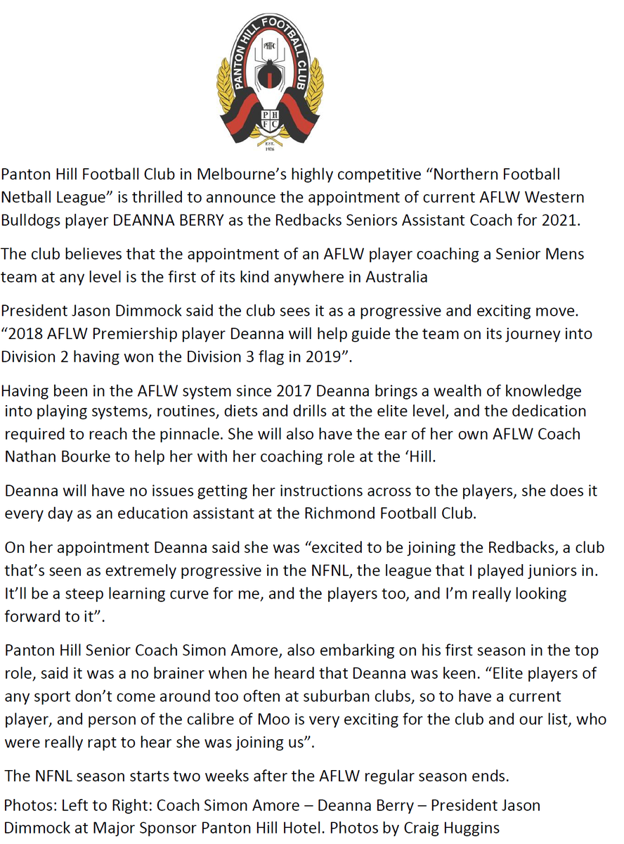 Panton Hill FC tweet media